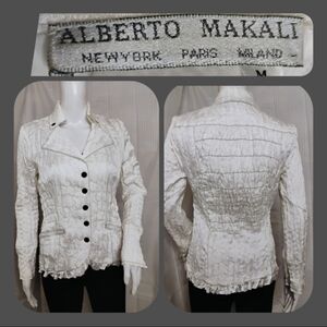 Alberto Makali White Blouse